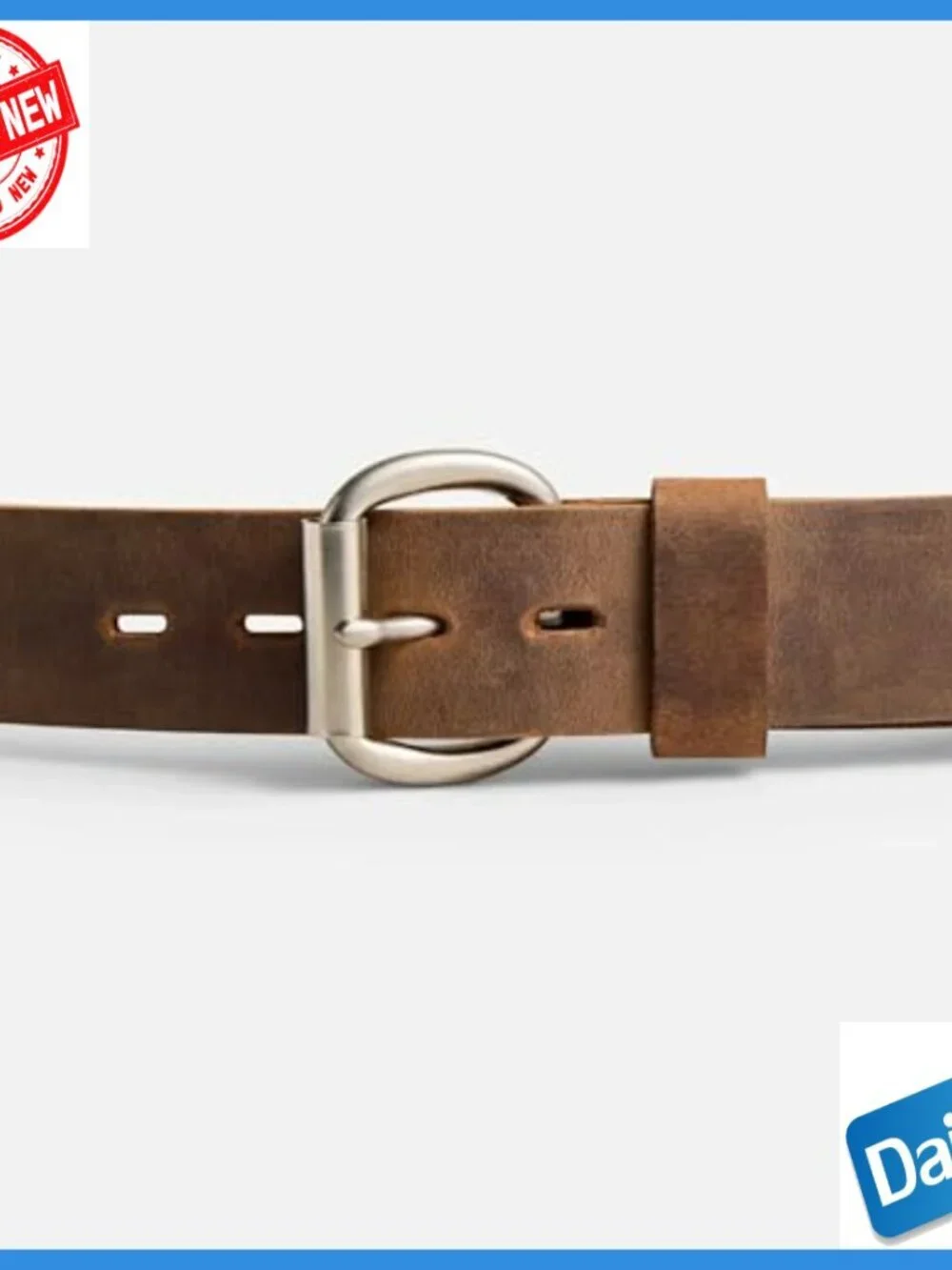 Men's Full Grain Leather Belt 1.5